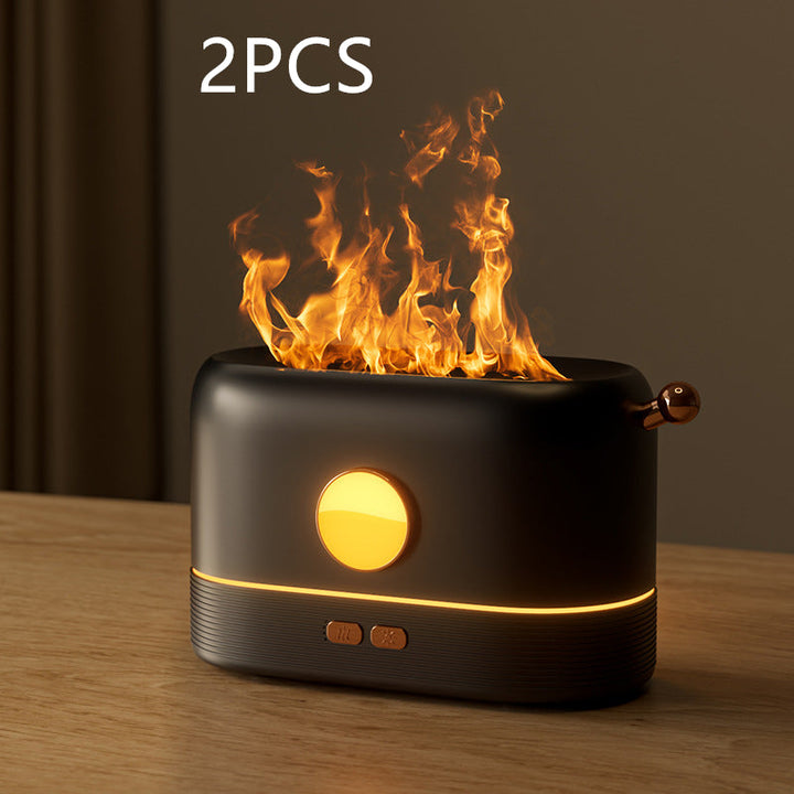 Kompakt flamdiffusor via USB med vattentank på 200 ml