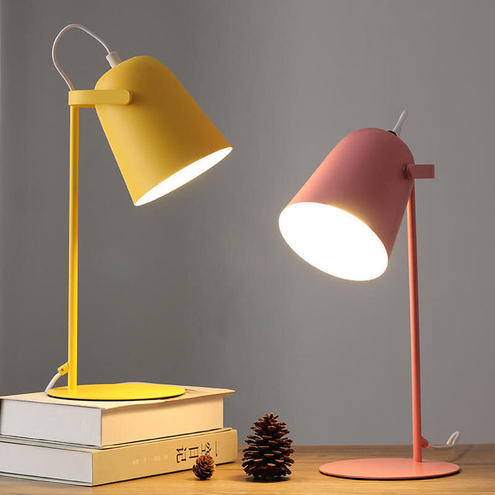 Nordisk macaron-hink bordslampa | Skandinavisk skrivbordslampa