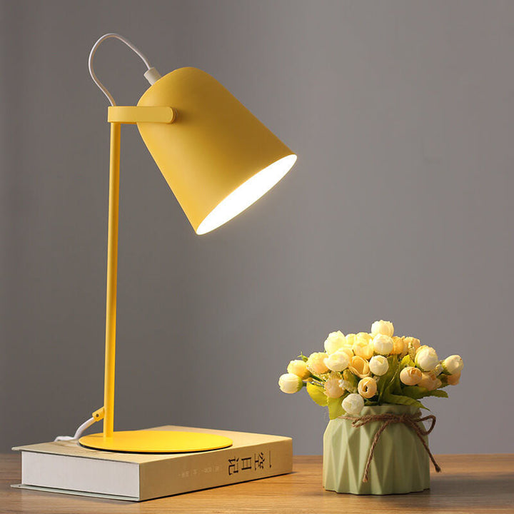 Nordisk macaron-hink bordslampa | Skandinavisk skrivbordslampa