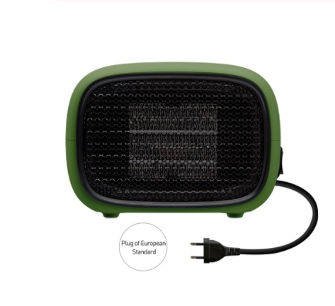 Mini keramisk värmare 500 W, varm inom 3 sekunder