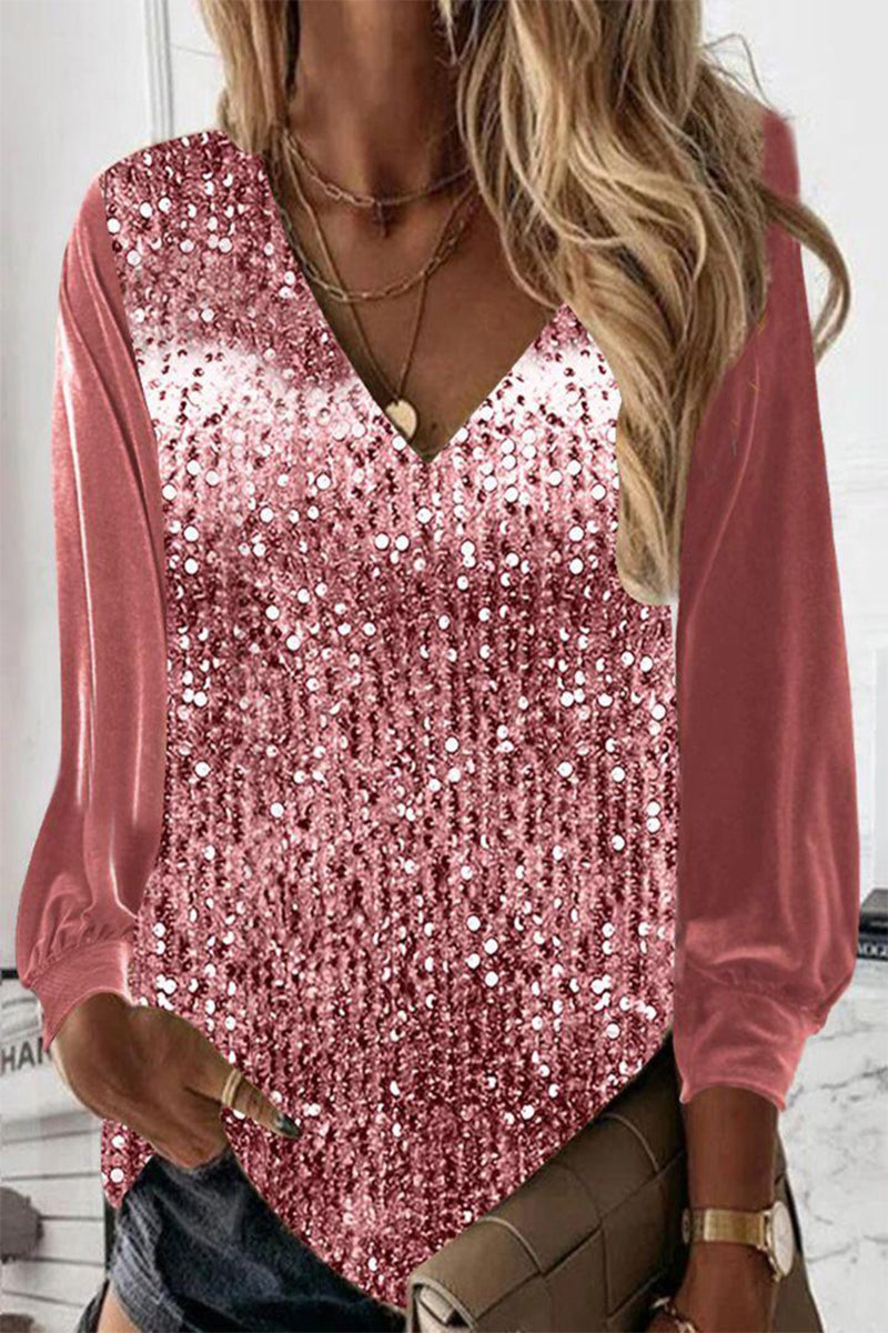 Enkel glittrig damblus – Elodie