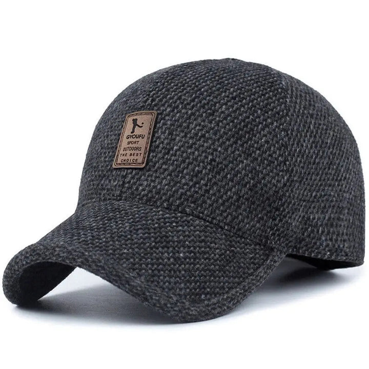 Klassisk vintermössa | Nostalgisk snapback-mössa i ull