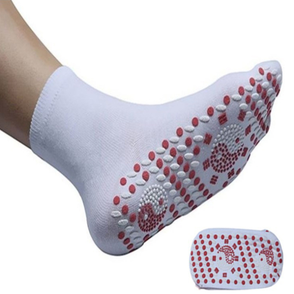 Fem par varma skidsockor för damer och herrar