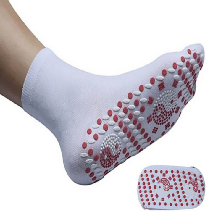 Fem par varma skidsockor för damer och herrar
