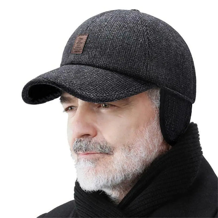 Klassisk vintermössa | Nostalgisk snapback-mössa i ull