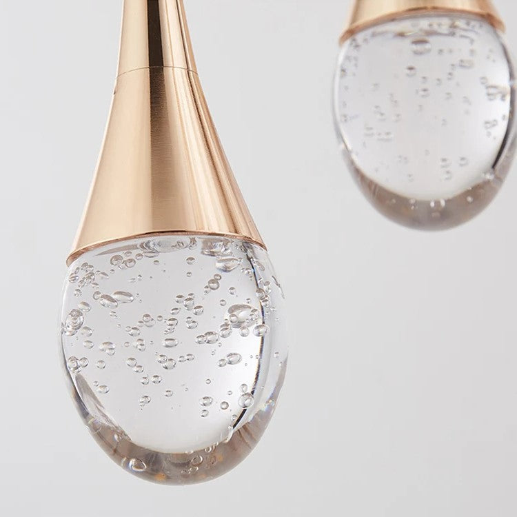 Taklampa i glas med varmt ljus - Vetra