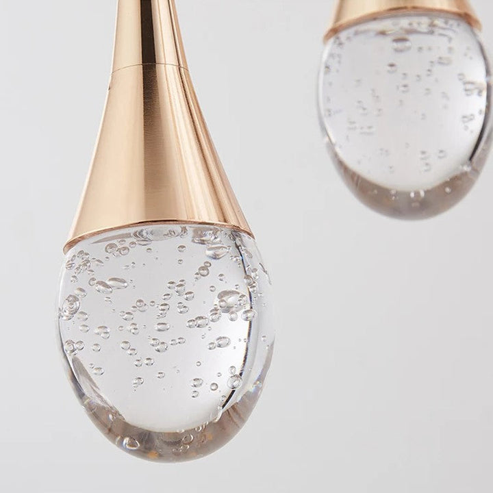 Taklampa i glas med varmt ljus - Vetra