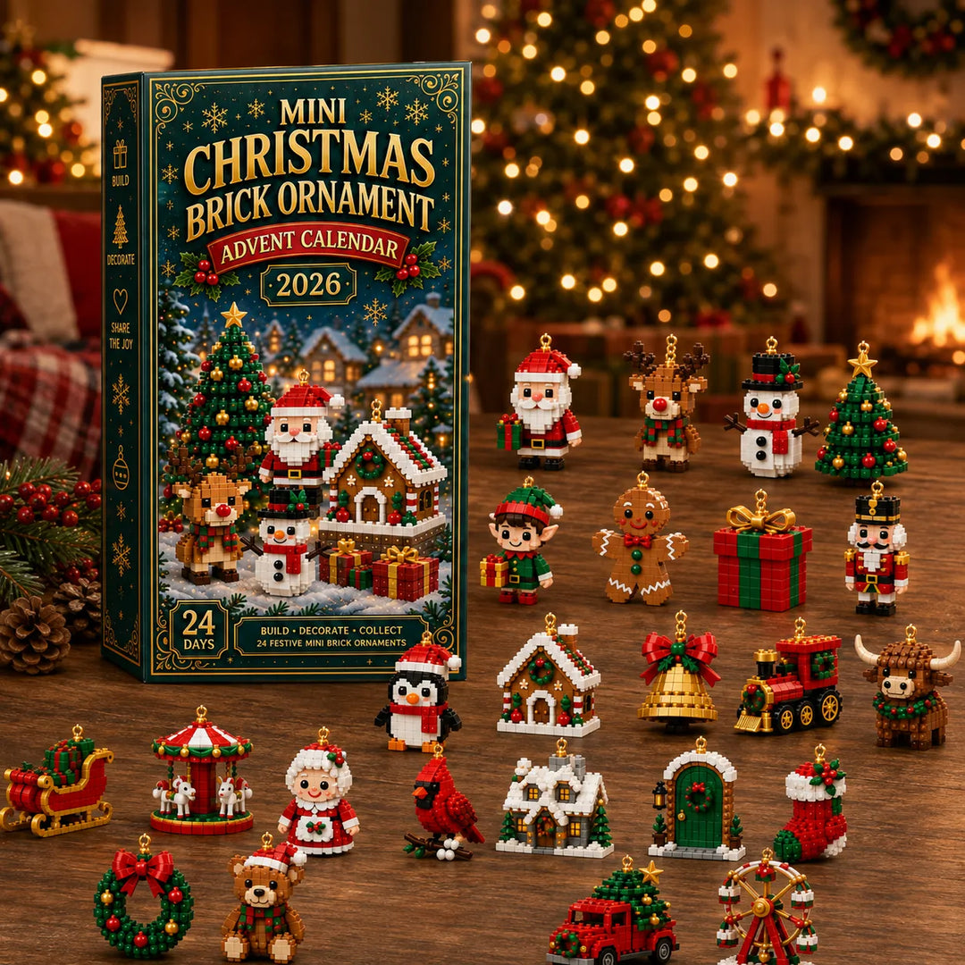 Julkalender med 24 minibyggsatser