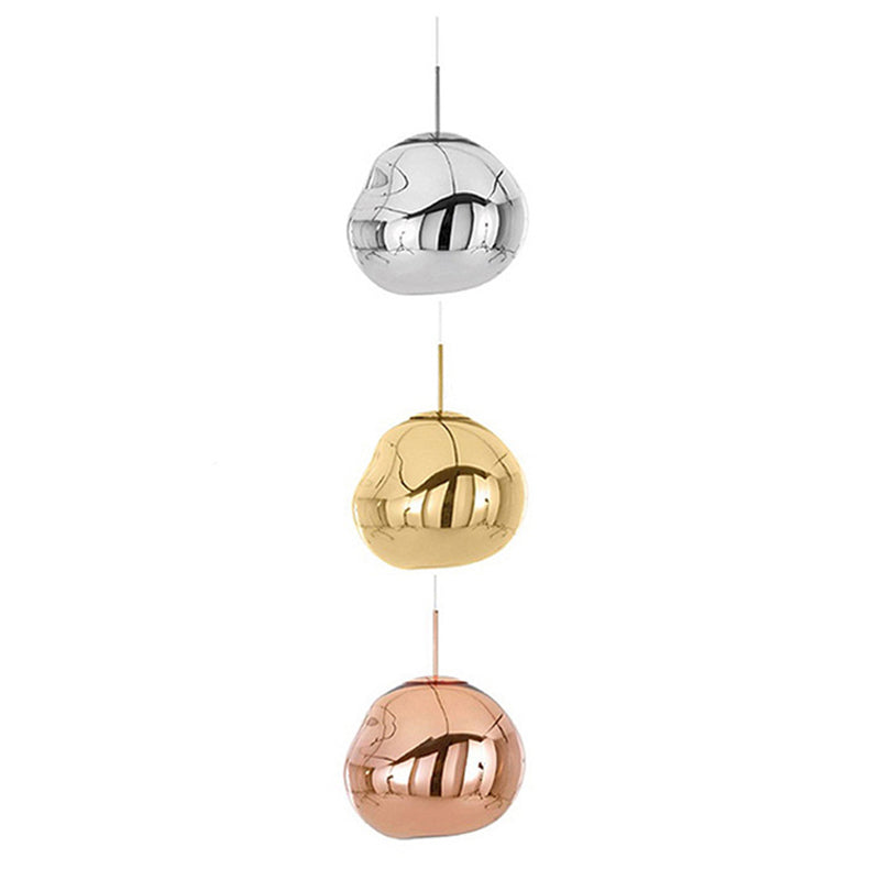 Modern taklampa i glas - LunaLux