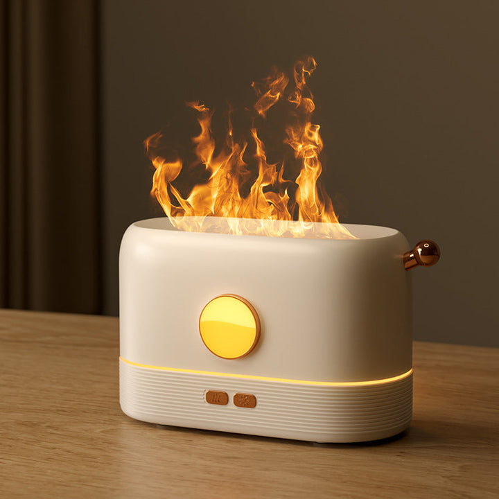Kompakt flamdiffusor via USB med vattentank på 200 ml