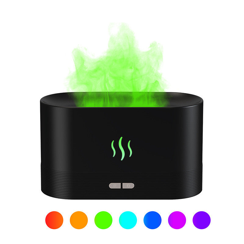 Aromdiffusor med flameffekt, lugn eller livlig låga