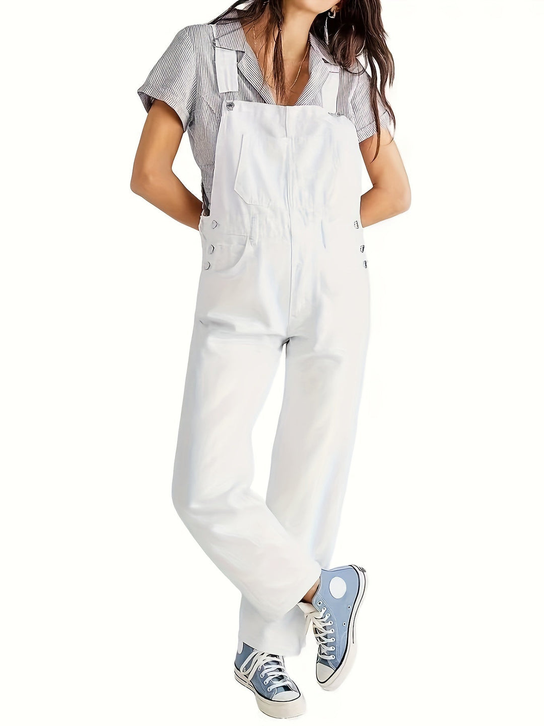 Stilig jumpsuit i denim för dam till varje dag - CityEase