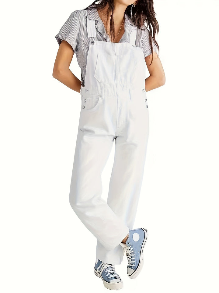 Stilig jumpsuit i denim för dam till varje dag - CityEase