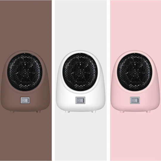 Minivärmare för hemmet 400 W i mjuka färger