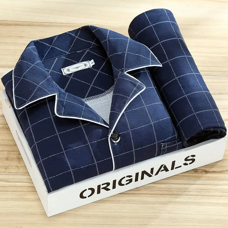 Randigt pyjamasset | Hemmaset
