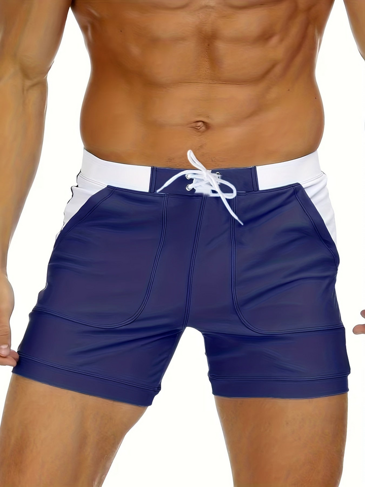 Snabbtorkande badshorts för herr med andningsbar design – Elias
