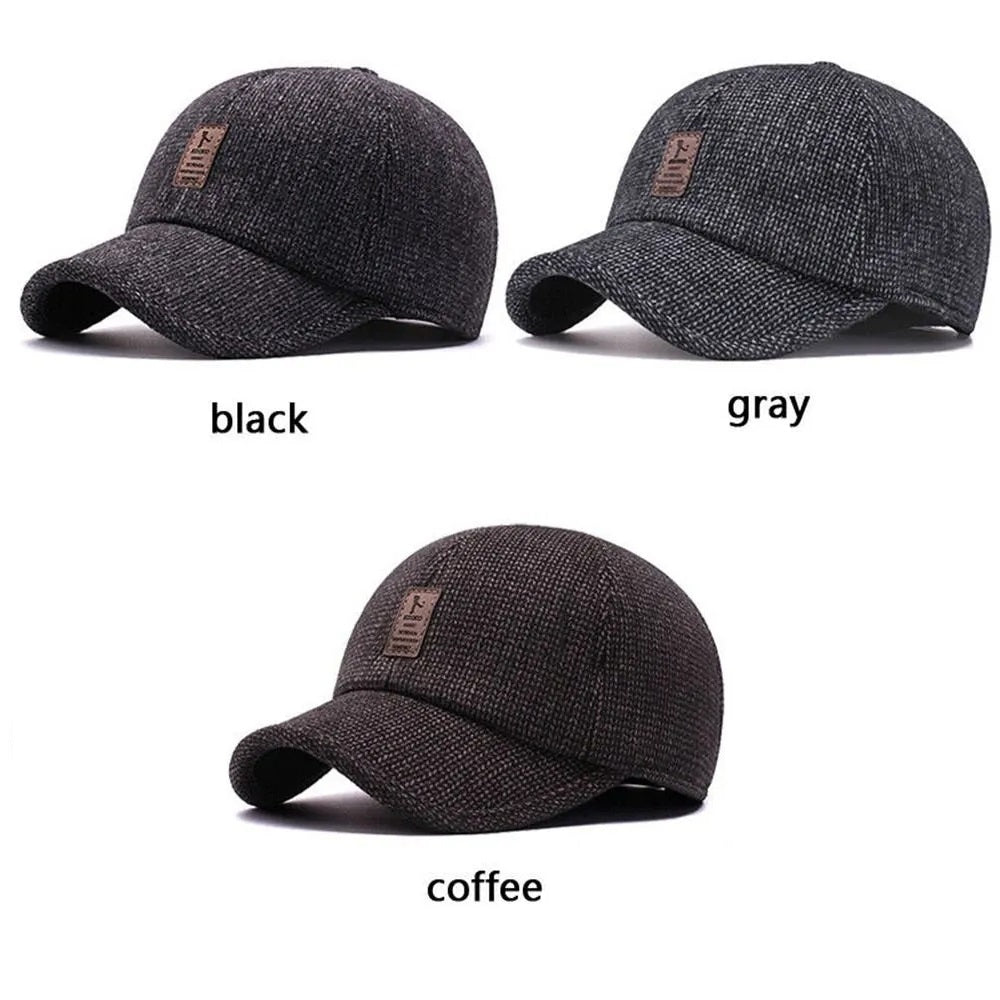 Klassisk vintermössa | Nostalgisk snapback-mössa i ull