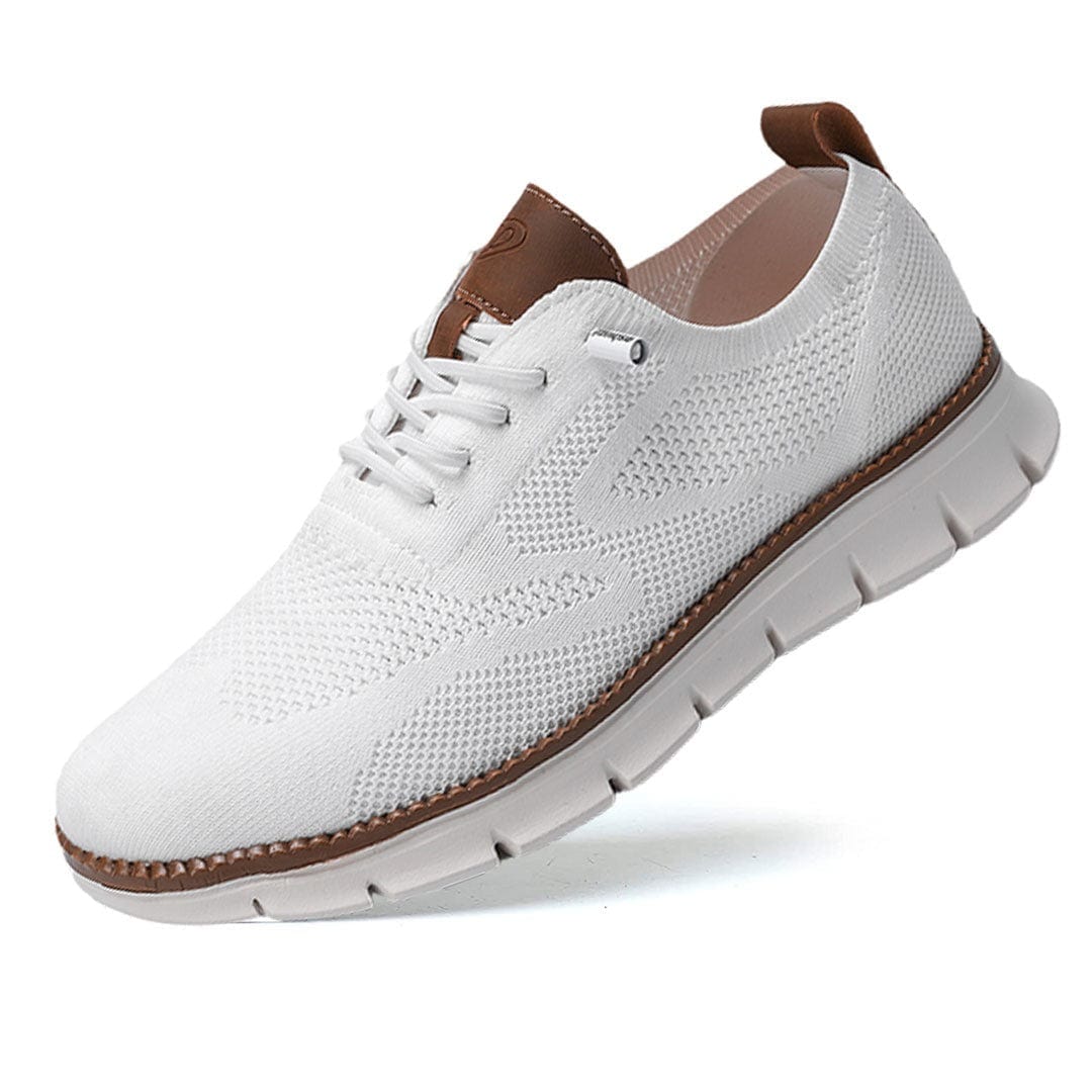 Andningsaktiva och extra sköna sneakers för herr i minimalistisk design – Elias