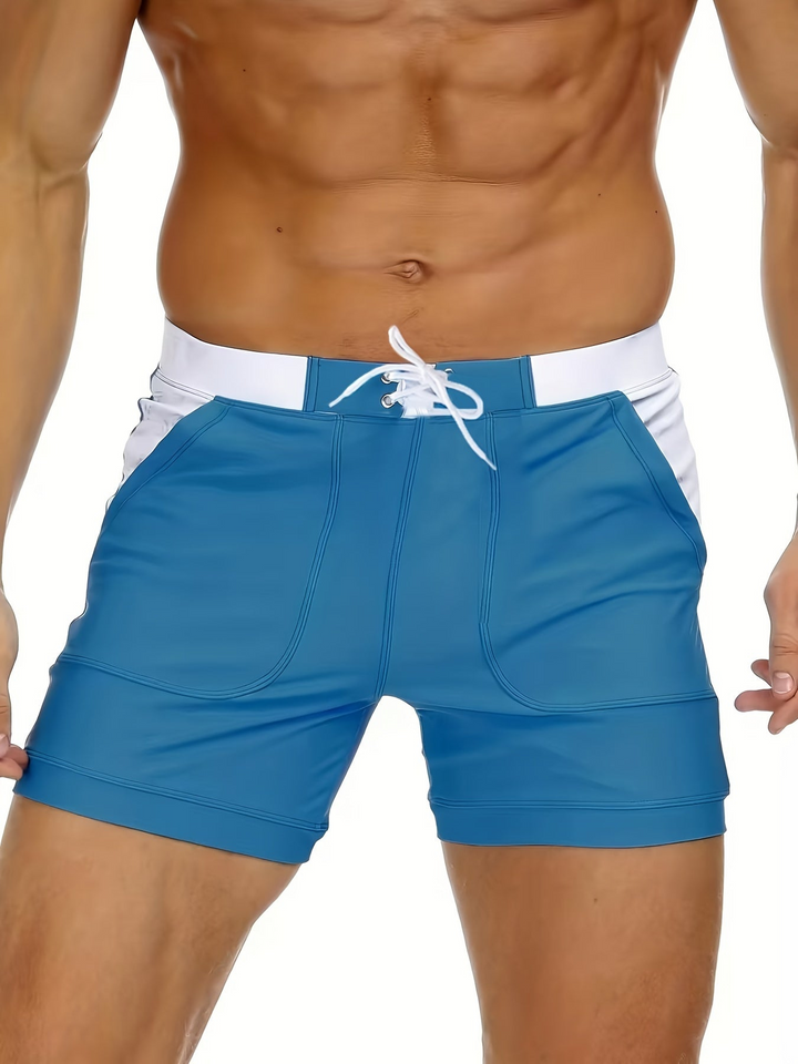 Snabbtorkande badshorts för herr med andningsbar design – Elias