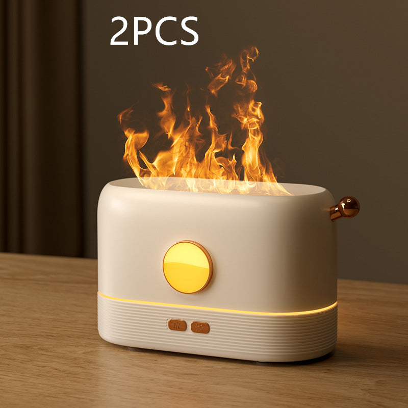 Kompakt flamdiffusor via USB med vattentank på 200 ml