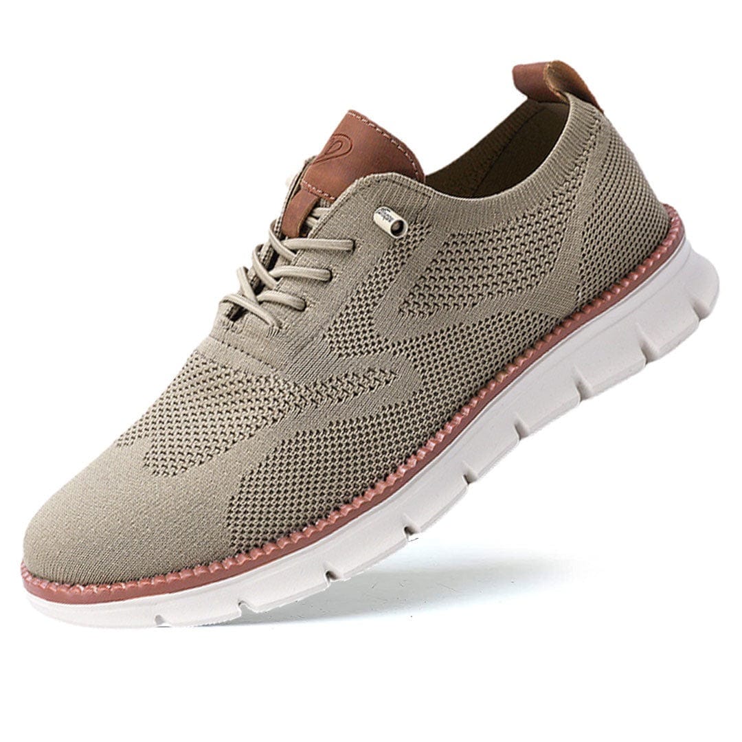 Andningsaktiva och extra sköna sneakers för herr i minimalistisk design – Elias