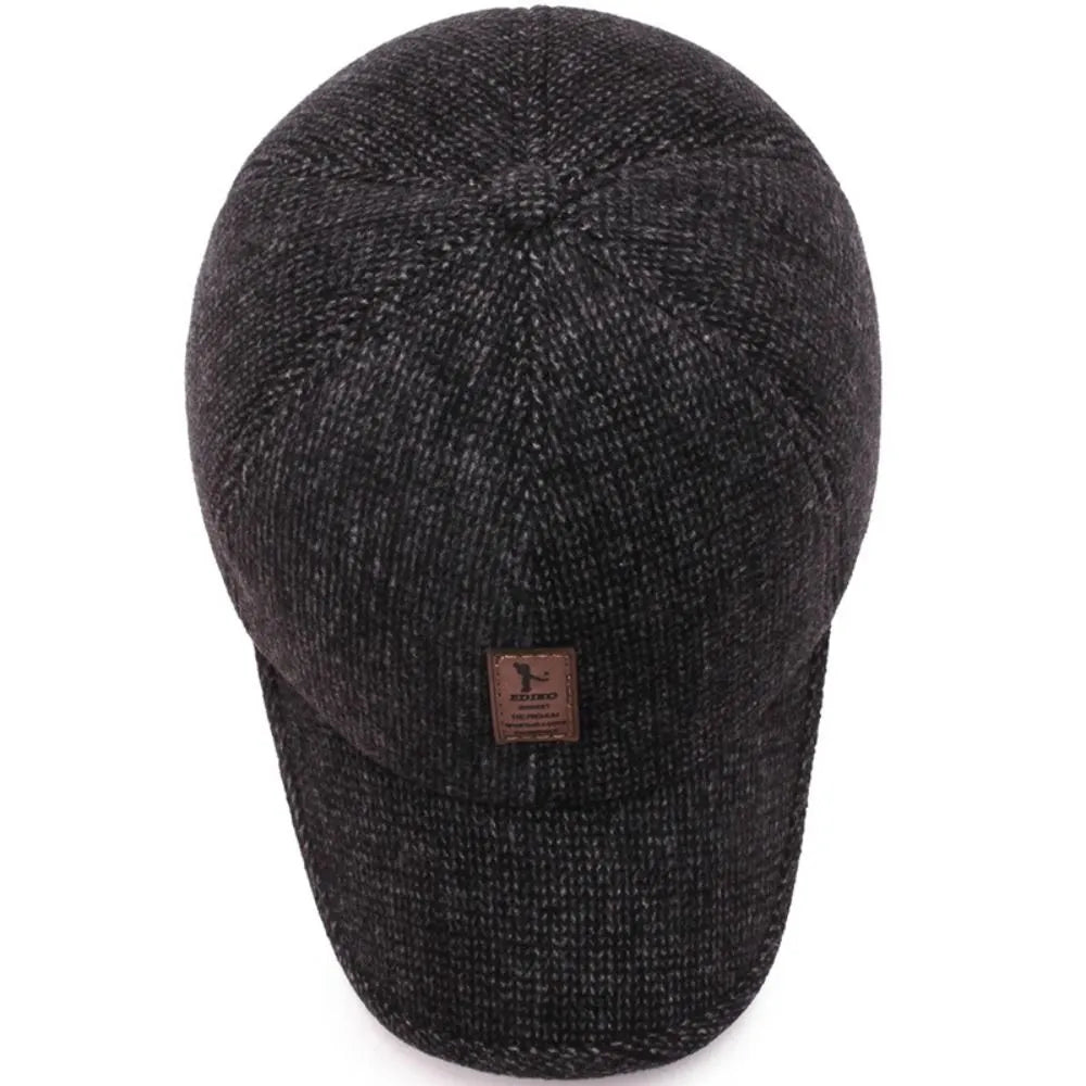 Klassisk vintermössa | Nostalgisk snapback-mössa i ull