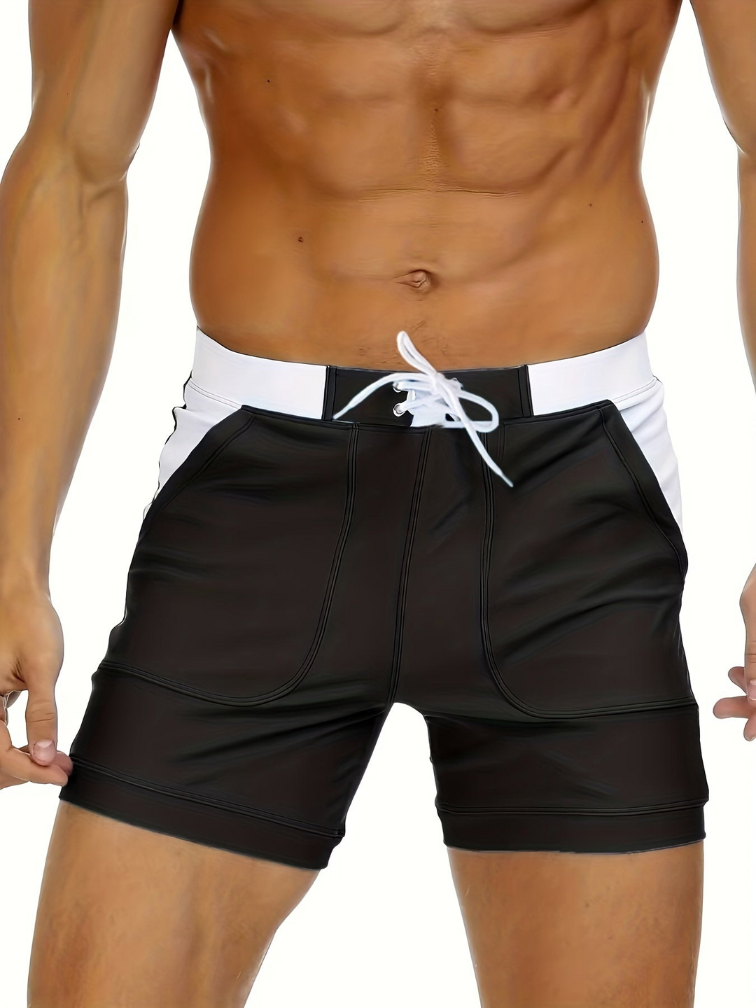 Snabbtorkande badshorts för herr med andningsbar design – Elias