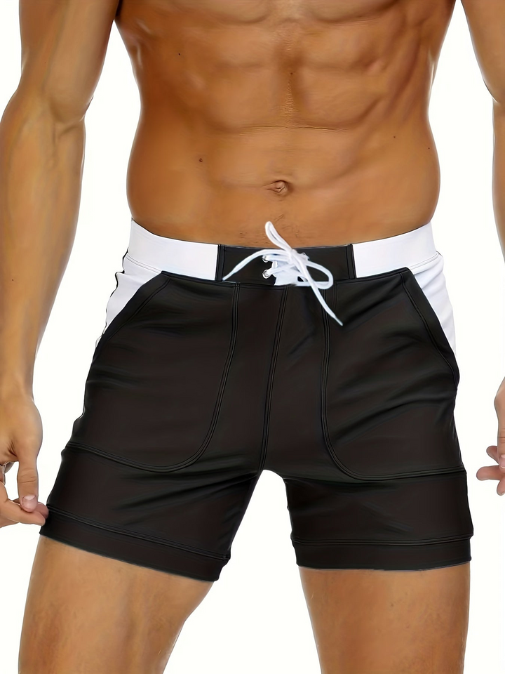 Snabbtorkande badshorts för herr med andningsbar design – Elias