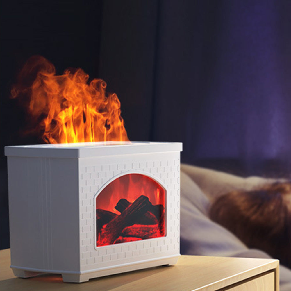Öppen spis-flamluftfuktare med tank på 270 ml, läckagesäker