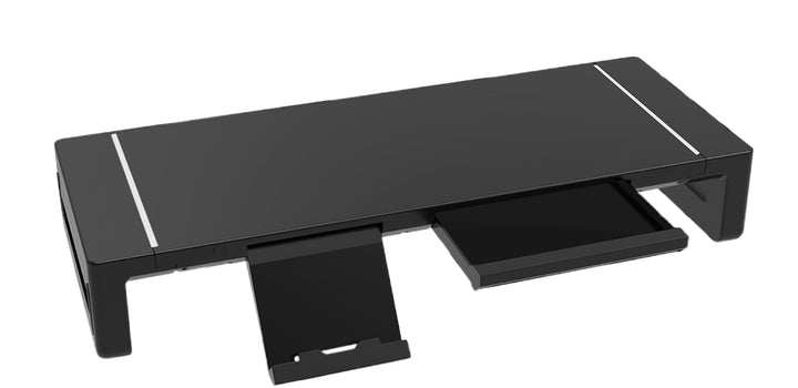 Elevation justerbart monitorställ med låda – Stravon