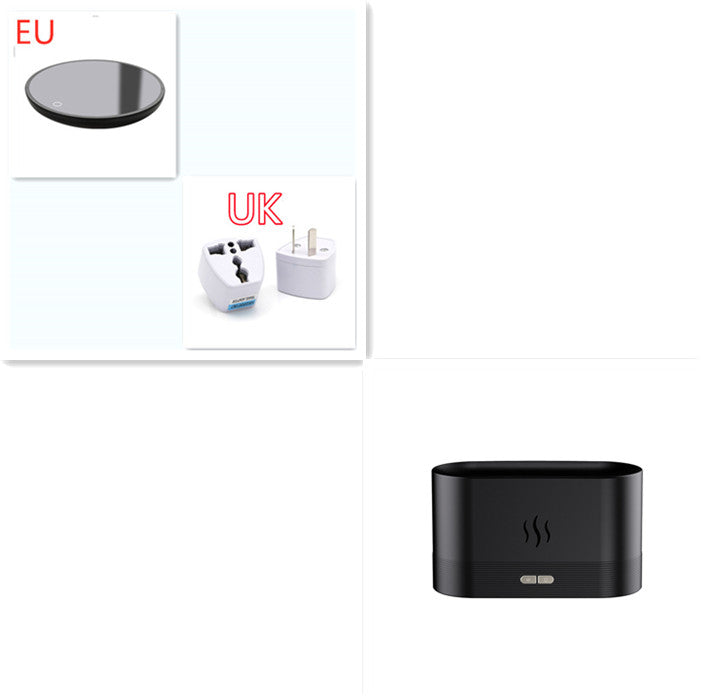 Aromdiffusor med flameffekt, lugn eller livlig låga