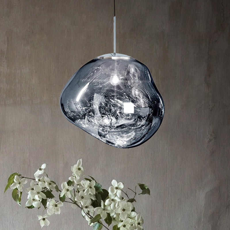 Modern taklampa i glas - LunaLux