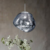 Modern taklampa i glas - LunaLux