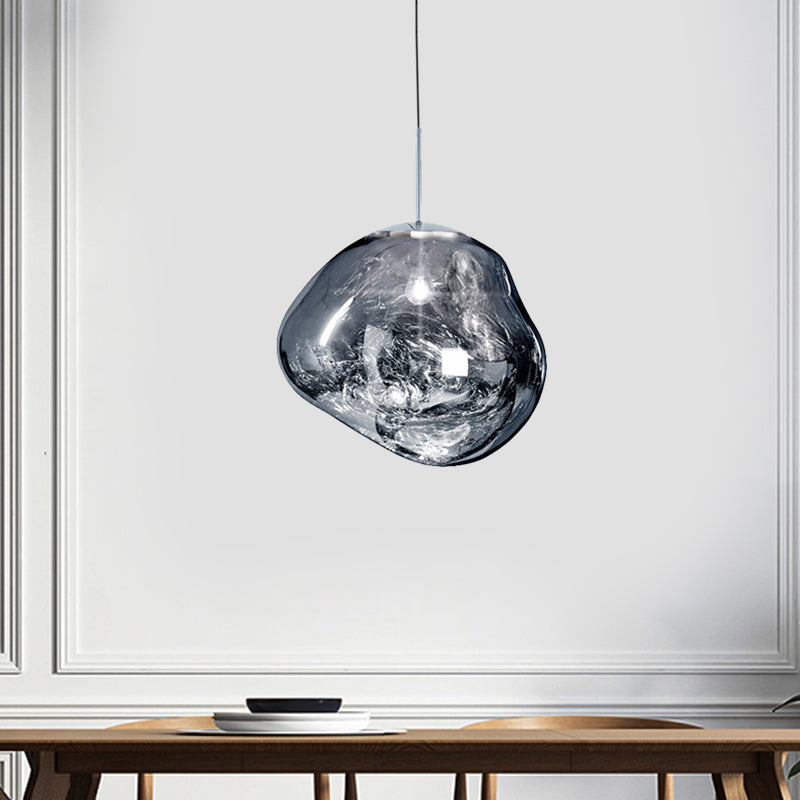 Modern taklampa i glas - LunaLux