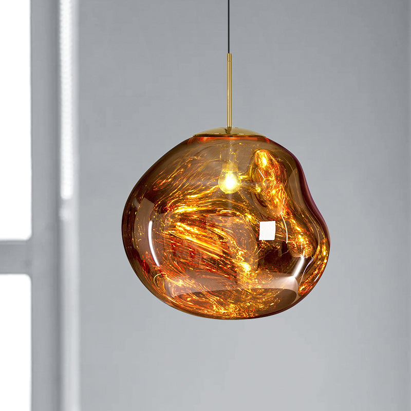 Modern taklampa i glas - LunaLux