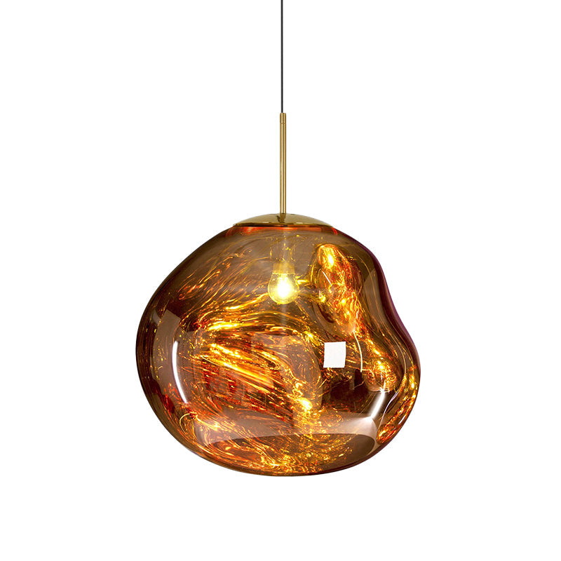 Modern taklampa i glas - LunaLux