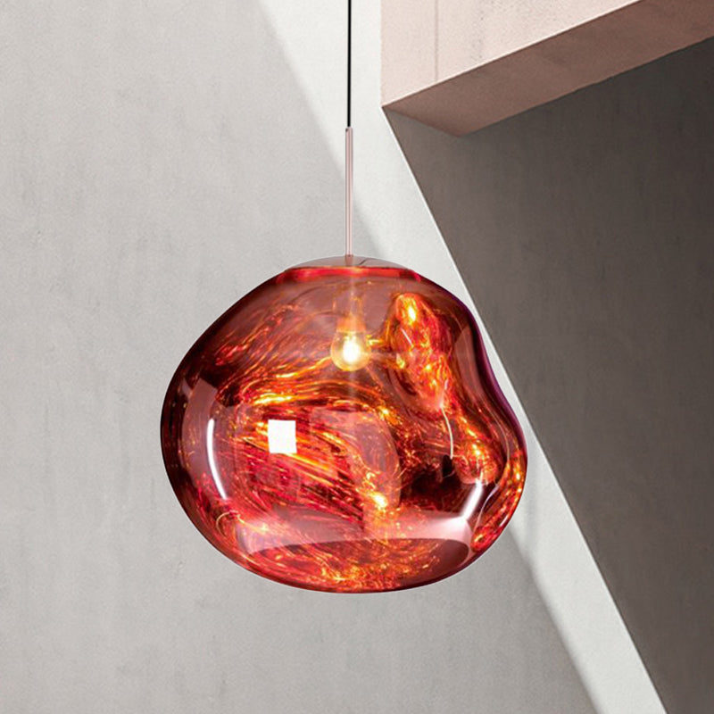 Modern taklampa i glas - LunaLux