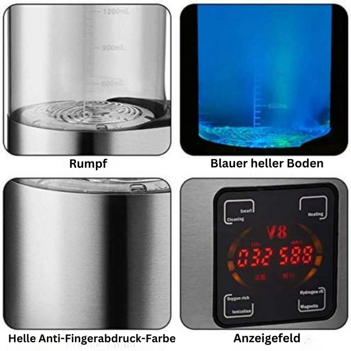 Elektrisk vattenrenare med väte- och alkaliskt alternativ - PureFlow