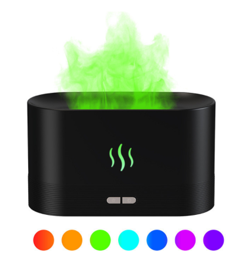 Aromdiffusor med låglyseffekt och tank på 180 ml, tyst och via USB