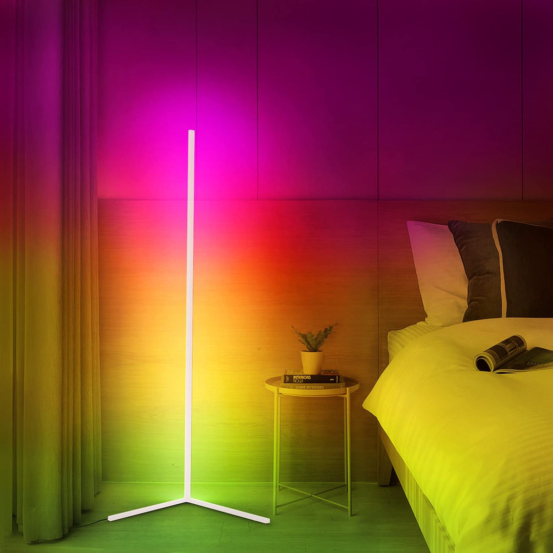 LED-designhörnlampa med fjärrkontroll – Viorra
