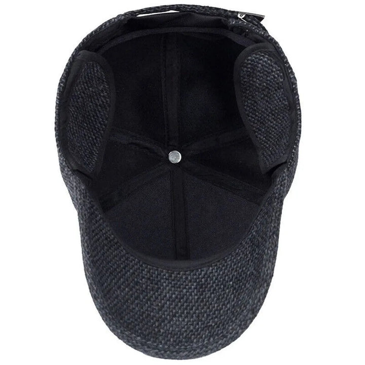 Klassisk vintermössa | Nostalgisk snapback-mössa i ull