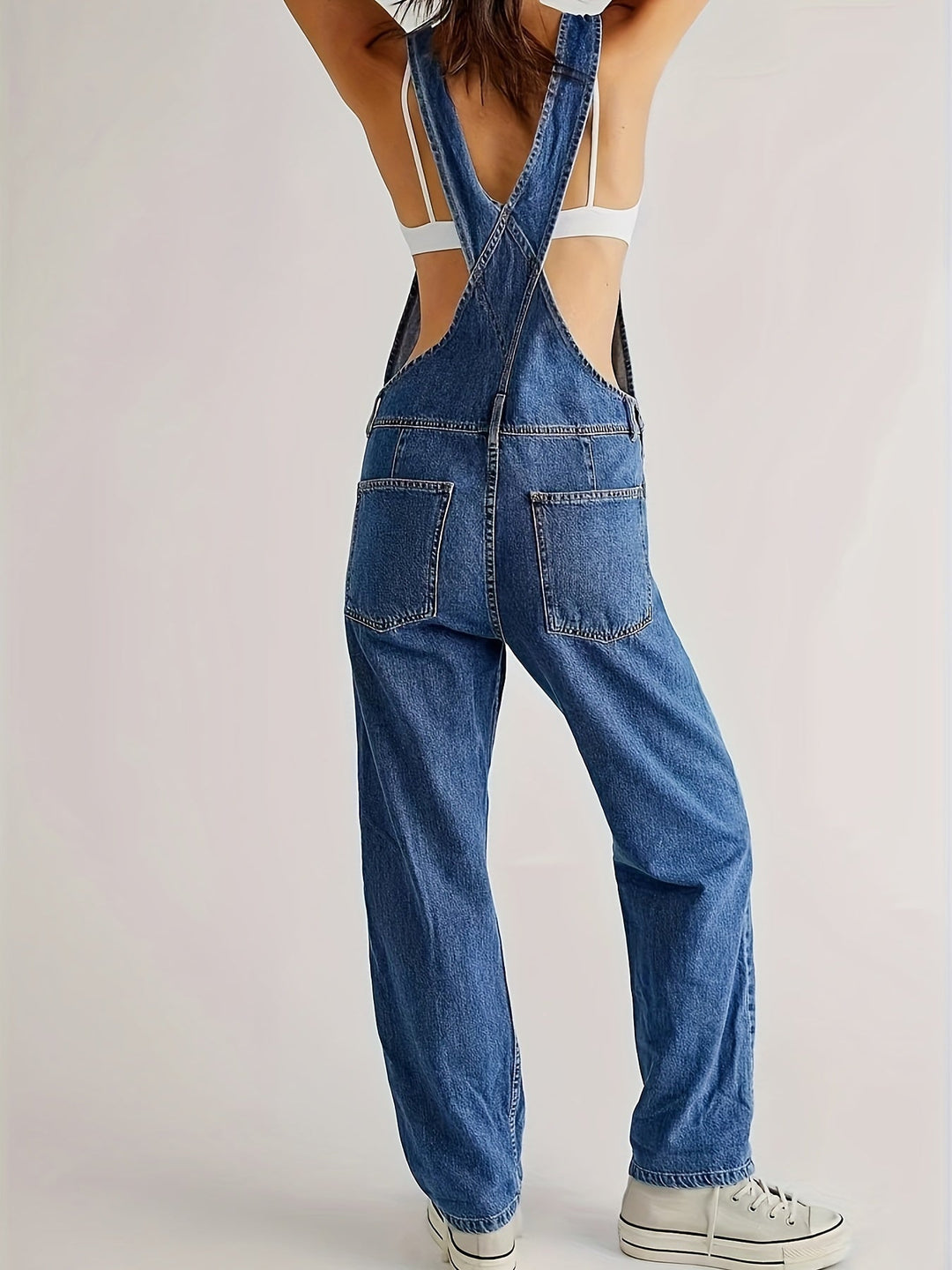 Stilig jumpsuit i denim för dam till varje dag - CityEase