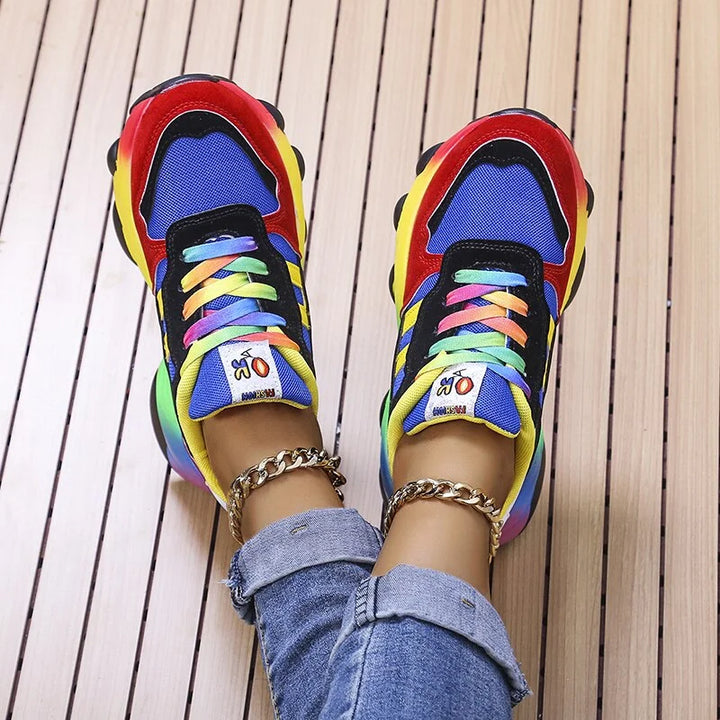 Färgglada sneakers för dam – Solenya