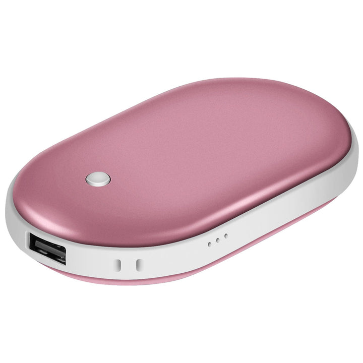 Handvärmare med powerbank på 5000 mAh, varm på båda sidor