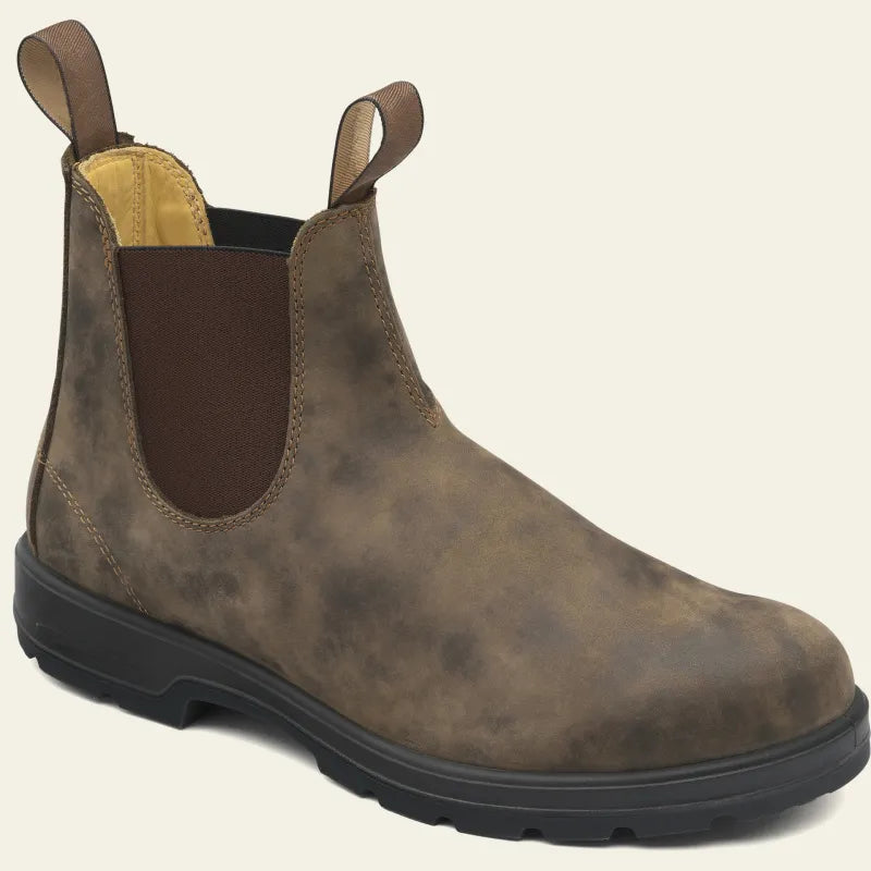 Vattentäta chelsea-boots för herr med slip-on-design – Renato