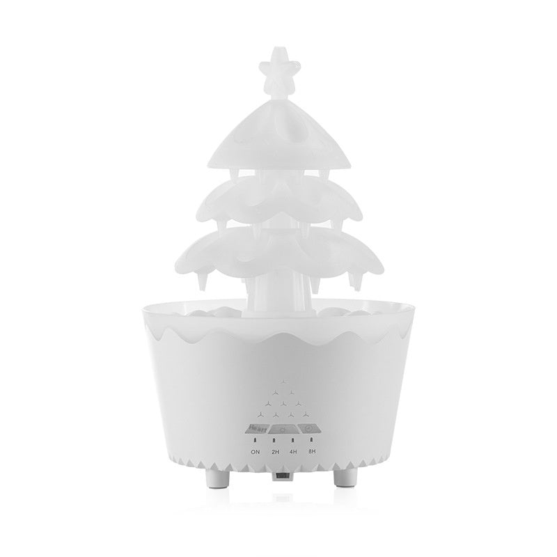 Tyst aromdiffusor med timer, fjärrkontroll och varmt guldljus