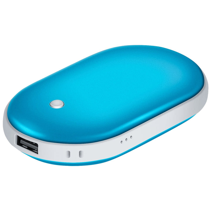 Handvärmare med powerbank på 5000 mAh, varm på båda sidor