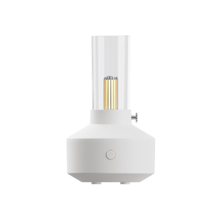Retro aromdiffusor med glödtrådslampa och ljuseffekt som levande ljus