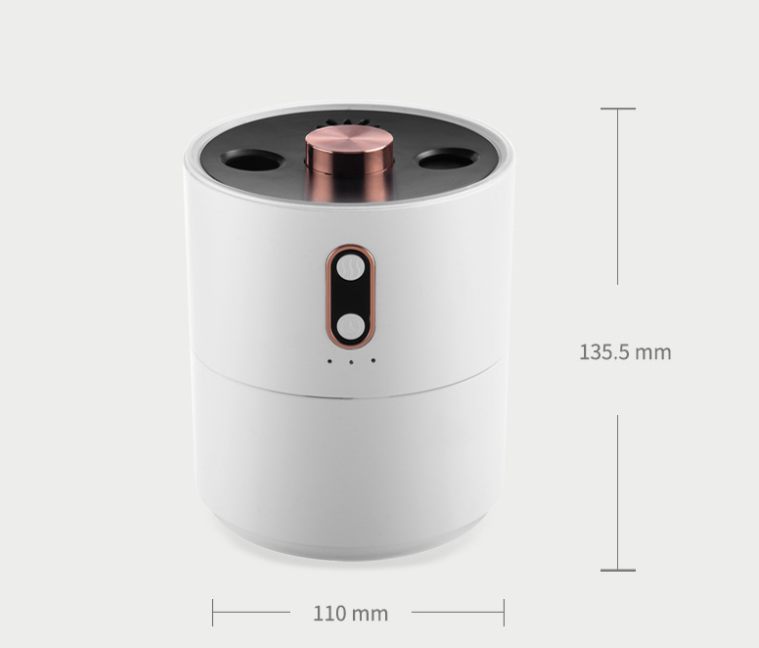 Vulkandiffusor med maneringar, nattlampa och USB-ström