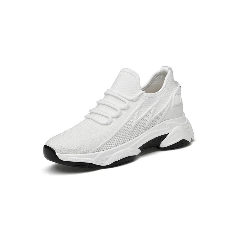 Diskret höjande sneakers för herr med stil – MaxLift Boost